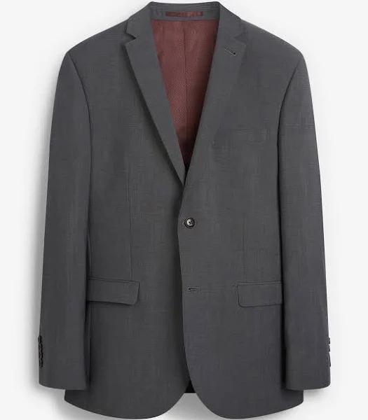 Mens Next Signature Tollegno Wool Suit: Jacket - Grey