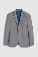 Mens Next Signature Tollegno Wool Suit: Jacket - Grey