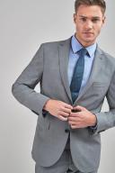 Mens Next Signature Tollegno Wool Suit: Jacket - Grey