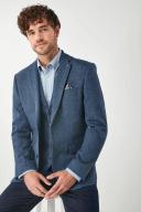 Mens Next Two Button Suit: Jacket - Blue