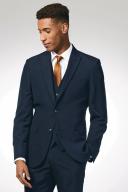 Mens Next Two Button Suit: Jacket - Blue