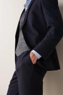 Mens Next Two Button Suit: Jacket - Blue