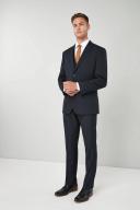 Mens Next Two Button Suit: Jacket - Blue