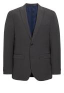 Mens Next Two Button Suit: Jacket - Grey