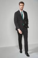 Mens Next Two Button Suit: Jacket - Grey