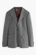 Mens Next Two Button Suit: Jacket - Grey