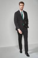 Mens Next Two Button Suit: Jacket - Grey