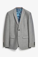 Mens Next Two Button Suit: Jacket - Grey