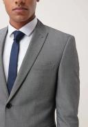 Mens Next Two Button Suit: Jacket - Grey