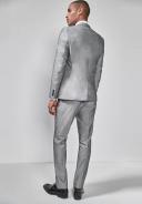 Mens Next Two Button Suit: Jacket - Grey
