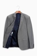 Mens Next Two Button Suit: Jacket - Grey