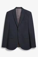 Mens Next Wool Mix Textured Suit: Jacket - Blue