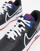 Mens Nike Air Force 1 React - Black Sneaker