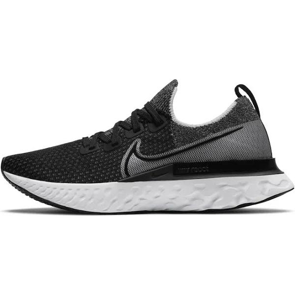 Mens Nike React Infinity Run Flyknit Black/White / 9.5