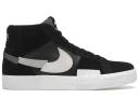 Mens Nike SB Zoom Blazer Mid Premium - Grey/Black - 10.5 Sneaker