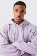 Mens Pale Pink Oversized Washed Hoodie
