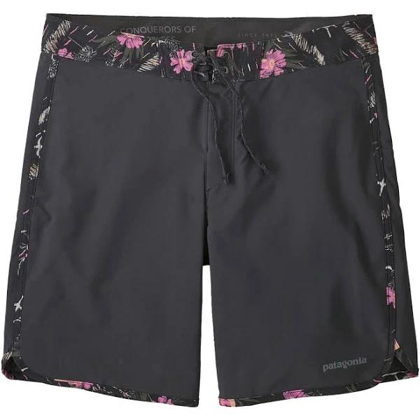 Mens Patagonia Men's Hydropeak Scallop Boardshorts - 18 in. Ink Black Size 40