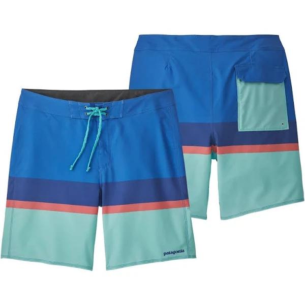 Mens Patagonia Mens Hydropeak Boardshorts - 18 Inch Topa Stripe Topa Stripe Size 35
