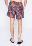 Mens Pattern Swim Shorts - Dark Tropical