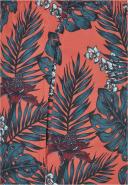Mens Pattern Swim Shorts - Dark Tropical