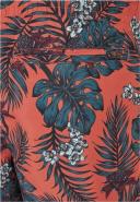 Mens Pattern Swim Shorts - Dark Tropical