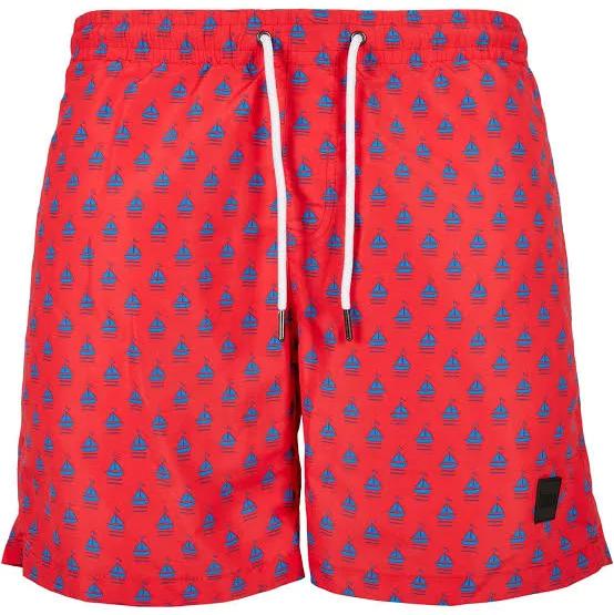 Mens Pattern Swim Shorts - Lil Yacht