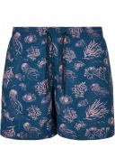 Mens Pattern Swim Shorts - Nautical