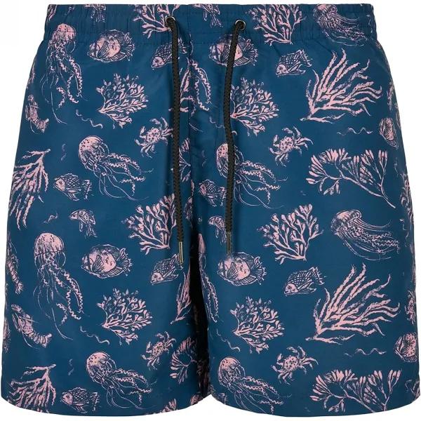 Mens Pattern Swim Shorts - Nautical