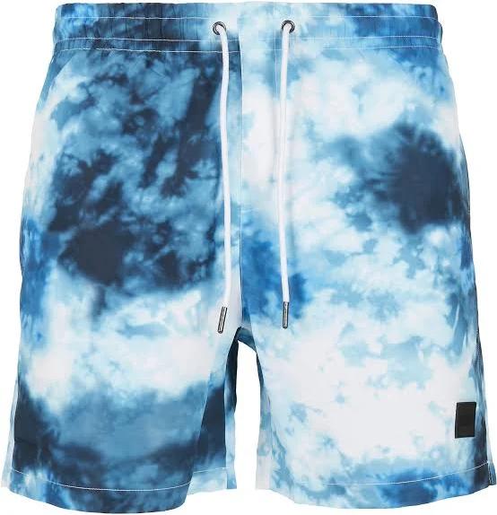 Mens Pattern Swim Shorts - Skull / Yacht