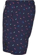 Mens Pattern Swim Shorts - Sunglasses