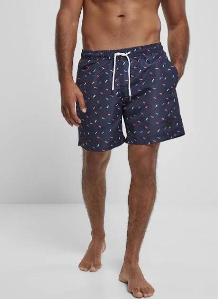 Mens Pattern Swim Shorts - Sunglasses