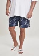 Urban Classics Sunglasses Pattern Swim Shorts in Navy L