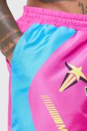 Mens Pink Short Length Racing Swim Shorts