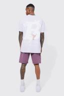Mens Purple Elastic Comfort Lightweight Stretch Cargo