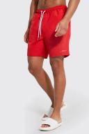 Mens Red Tall Man Signature Swim Shorts