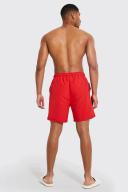 Mens Red Tall Man Signature Swim Shorts
