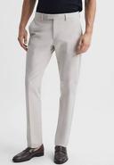 Mens Reiss Eastbury Slim Fit Chinos - White