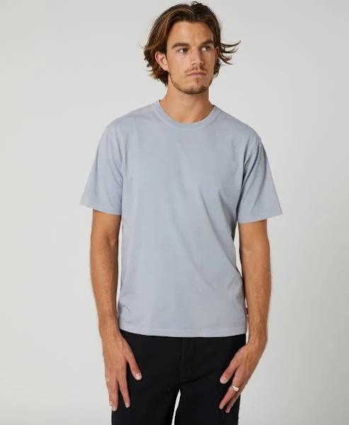 Mens Rip Curl Plain Wash Mens SS Tee Zen Blue Size XXXL
