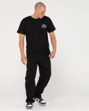 Mens Rusty Advocate SS Tee Black Size Large