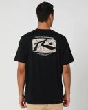 Mens Rusty Advocate SS Tee Black Size Small