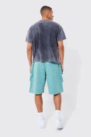 Mens Sage Fixed Parachute Cargo Short