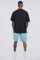 Mens Sage Fixed Relaxed Cargo Zip Pocket Short