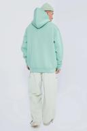 Mens Sage Oversized Scuba Hoodie
