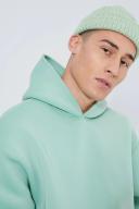 Mens Sage Oversized Scuba Hoodie