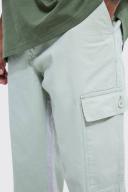 Mens Sage Plus Fixed Cargo Gusset Straight Leg Trouser
