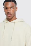Mens Sand Oversized Basic Hoodie