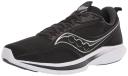 Mens Saucony Kinvara 13/BLACK/SILVER/8