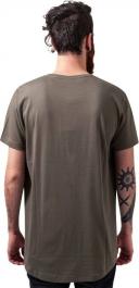 Mens Shaped Long Tee - Asphalt