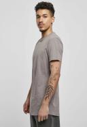 Mens Shaped Long Tee - Asphalt