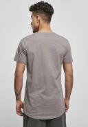 Mens Shaped Long Tee - Asphalt